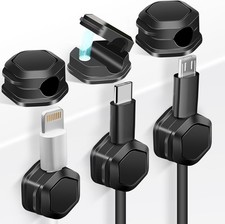 6 Pack Magnetic Cord Organizer, Holder for 6Pack, Black picture