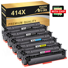 With Chip W2020A Compatible With HP 414A Toner Color Laserjet Pro MFP M454dw LOT picture