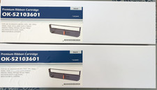 Oki Compatible Ribbon Cartridge (52103601) Set of 2 Premium Ribbons picture