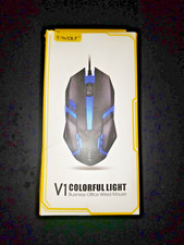 T-WOLF V1 Wired Gaming Mouse 3 Button 7 Colorful Backlight 1200 DPI Office Mouse picture