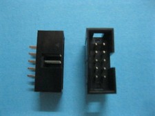 50 pcs 2.54mm 10 Pin Male Box Header & IDC Connector New picture