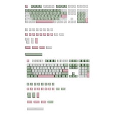 134PCS PBT Double Shot Keycaps OEM Profile Color for Mechanical Keyboard picture