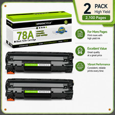 GREENCYCLE 2PK 78A CE278A Toner For HP LaserJet Pro M1536DNF MFP P1560 P1606DN picture