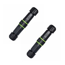 2x Waterproof RJ45 Coupler Shielded Female to Female Ethernet IP68 LAN C416 picture