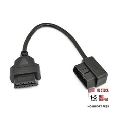 1ft Feet 30cm/12 OBD II OBD2 16 Pin Male to Female Extension Cable Car 