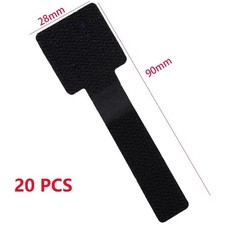 Reusable Cable Ties Cord Organizer Self Adhesive Adjustable Wire Straps Desk picture