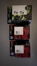 Set Of 3 NEW Genuine HP 58 and 56 Photo Ink Cartridge  picture