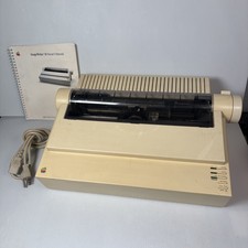 Vintage Apple ImageWriter II Dot Matrix Printer with Original Owner's Manual picture