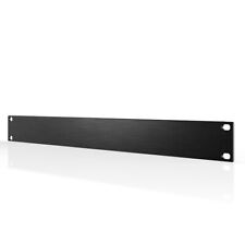 Rack Panel Accessory Blank 1U Space for 19” Rackmount, Premium Black Aluminum picture