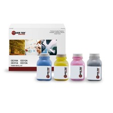 4Pk LTS 126A CMYK Toner Refill Kit Compatible for HP LJ CP1020 CP1025NW picture
