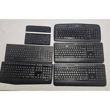Lot Of Used Wireless Keyboards picture