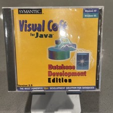 Rare NOS Symantec Visual Cafe For Java Database Development Edition New Sealed picture