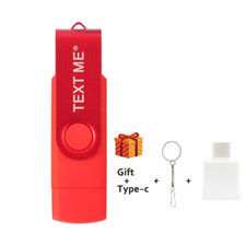 TEXT ME High Speed USB Flash Drive OTG Pen Drive 64Gbusb Stick 32GB 16GB 8GB Pen picture