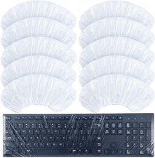 30 Pcs Universal Disposable Keyboard Protector Cover 0.025mm Wipeable Fully C... picture