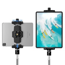 iPad and Phone Tripod Mount Adapter with Ball Head, iPad Holder for Tripod, 3... picture
