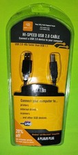 Printer Cable USB 2 High-Speed 2.0 Cable 6 FOOT USB A Plug to B Plug NEW picture
