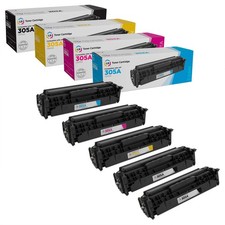 LD Replacement Replacements Fits for HP 305A 2 Black 1 Cyan 1 Magenta 1 Yellow picture