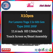 x10pcs For Lenovo 11e Yoga Gen 6 (20SE 20SF) HD LCD Screen 5M11B48795 5M11B01074 picture