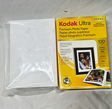 Kodak Ultra Premium Photo Paper 4x6 High-Gloss 75+100 unopened hp advanced picture