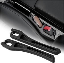2PC Universal Car Seat Gap Filler Organizer Storage for Phone Keys Accessories picture