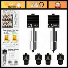 2-Pack 0.4mm Hardened Steel Nozzle Set for High-Speed 3D Printing - Enhanced Flo picture