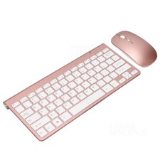 Wireless Keyboard And Mouse Set Mini 2.4G Waterproof For Mac Apple PC Computer picture