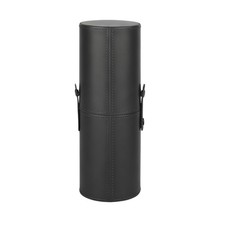erioctry Black Makeup Brush Case Holder Portable PU 9 x 3 inches, black picture