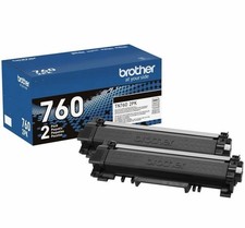 Brother TN760 Original High Yield Laser Toner Cartridge - Twin-pack - Black picture