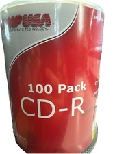 100-Pack Comp USA Brand Logo CD-R CDR Disc Media 52X 80 Min 700MB - NEW picture