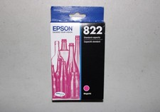 Genuine OEM Epson 822  Standard Capacity Magenta Ink Cartridge Exp 11/2027 picture