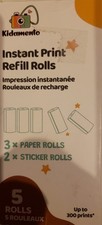 Kidamento Kids Camera Paper Refill + Sticker Rolls (4 Rolls) Open Box  picture