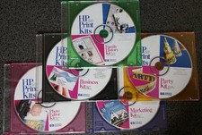 5 HP Print Kits CD-ROMs for 1 low price - Includes Corel & Softkey Software picture