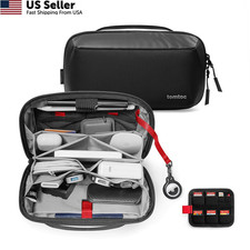 tomtoc Electronic Organizer Accessory Pouch for MacBook Charger, M, Black picture