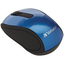 Verbatim 2.4G Wireless Mini Travel Optical Mouse with Nano accessory, Blue picture