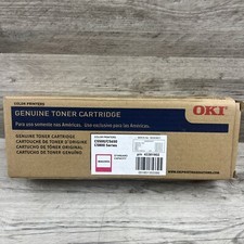 Genuine OKI C550n/C5800Ldn Magenta Toner Color Printers P/n 43381902 picture