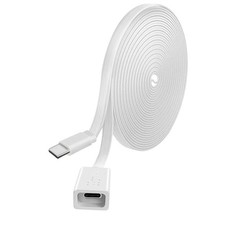 GGrzmvxy Long Flat USB C Extension Cable, Type C Male to Female, 20 FT, White picture