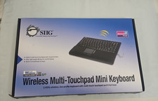 SIIG JK-WR0312-S1 Wireless Mini Keyboard w/ Touchpad – New in Box picture