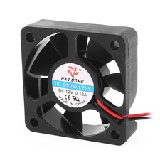 DC 12V 0.12A 50x50x15mm 7 Vanes PC CPU Computer Cooling Fan Metal Mesh picture