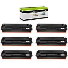 6PK Black CF500A 202A Toner Compatible with HP Color LaserJet Pro M280nw M281fdn picture