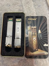 10Gtek 10GBase-SR SFP+ Transceiver Modules Model AXS85-192-M3 2-Pack picture