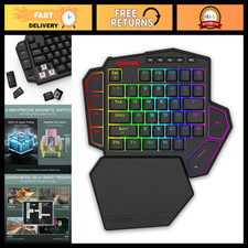 One-Handed RGB Gaming Keypad - Wired Rapid Trigger Magnetic Mechanical Keys picture