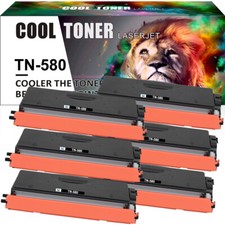 6PK TN650 TN620 Toner Cartridge For Brother TN580 HL-5280DW MFC-8660DN HL-5350DN picture