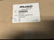 Multilink 066-025-10 Surelight Field Installable Conn SC/APC SGL MODE Box of 100 picture