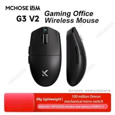 MCHOSE G3 V2 Pro Gaming Mouse Ergonomics Wireless Tri-Mode 26000DPI 800mAh picture