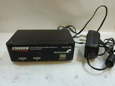 - StarTech Starview 2-Port USB KVM Switch SV231USB with adapter picture