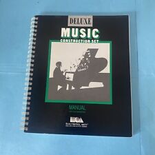 Deluxe Music Construction Set By Geoff Brown (1986) Macintosh Vtg Apple Book picture