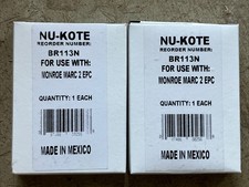 New Lot of 2 Nukote Model BR113N Cartridge Monroe Series Marc 2 EPC Black/Red picture