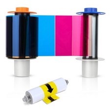 84051 YMCK Color Ribbon, Compatible with Fargo Hdp5000 / Hdpii Model Printer,... picture