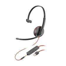 Plantronics Blackwire 3215 USB-A Headset, On-Ear Mono Headset, Wired picture