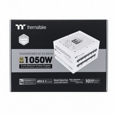 Thermaltake 1050W 80+ Gold Full Modular ATX GF A3 White PS-TPD-1050FNFAGU-N picture